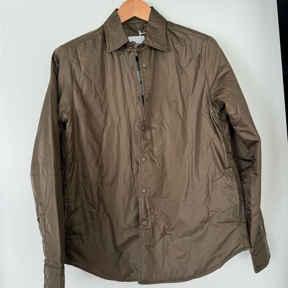 Aspesi re-shirt padded overshirt Olive size S (fits like M)